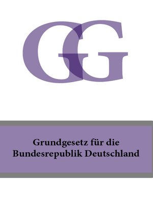 cover image of Grundgesetz fur die Bundesrepublik Deutschland